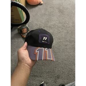 Chase Authentics FedEx Racing Hat Black #11 Denny Hamlin NASCAR Cap One Size
